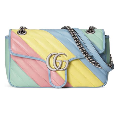 gucci rainbow bag|gucci bags marmont.